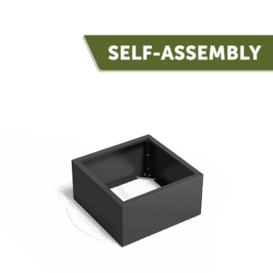 LENA - Pflanzkübel - Beschichteter Stahl - 800x400x800 mm