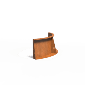 TILL - Stützmauer - Cortenstahl - 1000x500x1000 mm