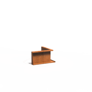 TILL - Stützmauer - Cortenstahl - 500x300x500 mm