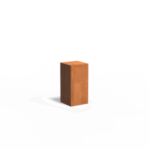 KARLO - Sockel - Cortenstahl - 1000x400x1000 mm