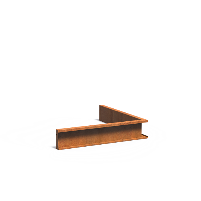 TILL Stützmauer aus Cortenstahl