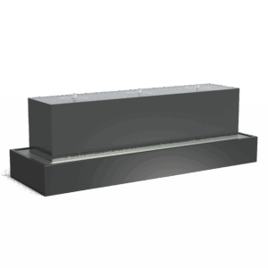 MIO - Wasserbrunnen - Aluminium - 700x700x3000 mm