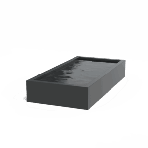 NOA - Wasserbecken - Aluminium - 1200x400x2500 mm