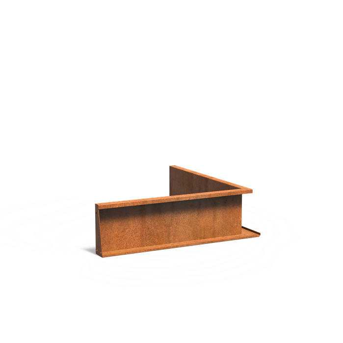 TILL Stützmauer aus Cortenstahl