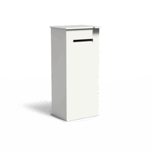 NEVIO - Briefkasten - Aluminium - 400x1200x500 mm