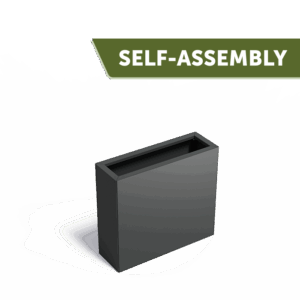 LENA - Pflanzkübel - Beschichteter Stahl - 300x800x900 mm