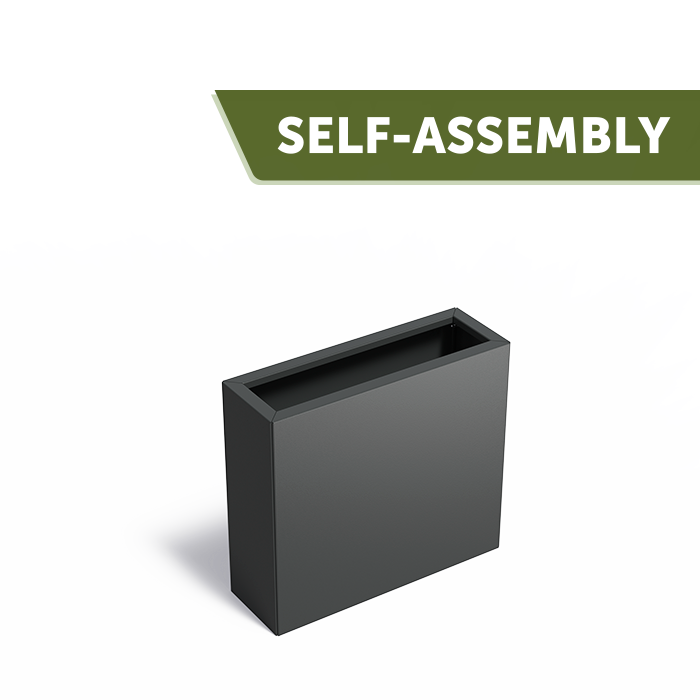 LENA Pflanzkübel aus pulverbeschichtetem Stahl