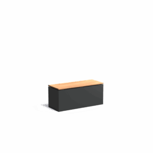 KEN - Sitzgelegenheit - Aluminium - 400x430x1000 mm