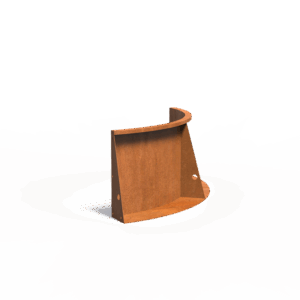 TILL - Stützmauer - Cortenstahl - 1000x600x1000 mm