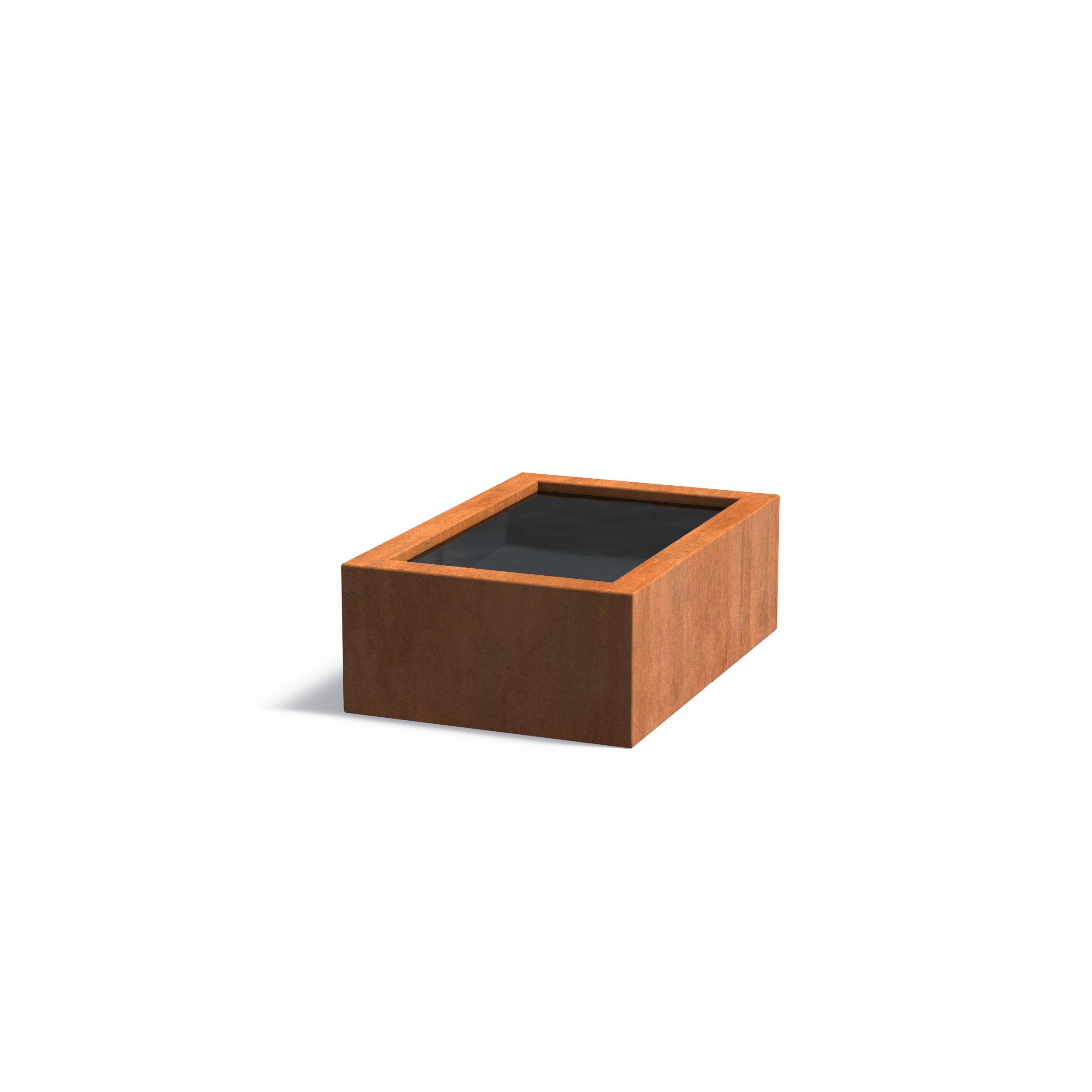 LEVYN Wasserbecken aus Cortenstahl