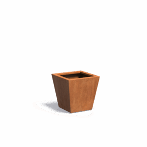 BEA - Pflanzkübel - Cortenstahl - 400x400x400 mm