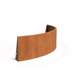 TILL - Stützmauer - Cortenstahl - 2000x600x2000 mm