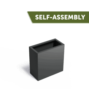 LENA - Pflanzkübel - Beschichteter Stahl - 400x800x1000 mm