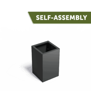 LENA - Pflanzkübel - Beschichteter Stahl - 500x800x500 mm