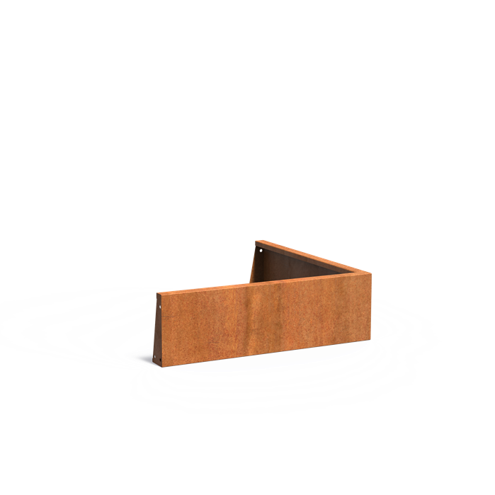 TILL Stützmauer aus Cortenstahl