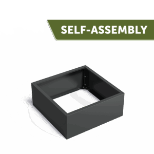 LENA - Pflanzkübel - Beschichteter Stahl - 1000x400x1000 mm