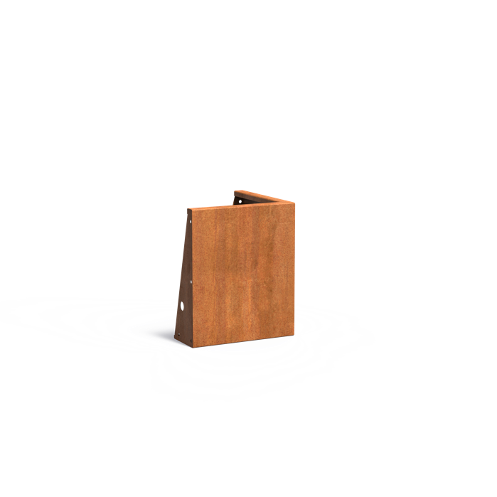 TILL Stützmauer aus Cortenstahl