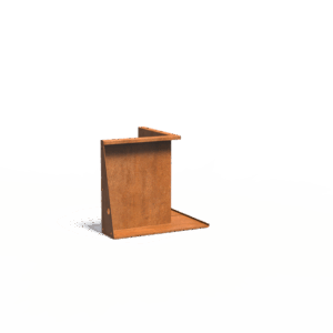 TILL - Stützmauer - Cortenstahl - 500x600x500 mm