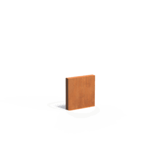 THAN - Sichtschutz - Cortenstahl - 150x1000x1000 mm