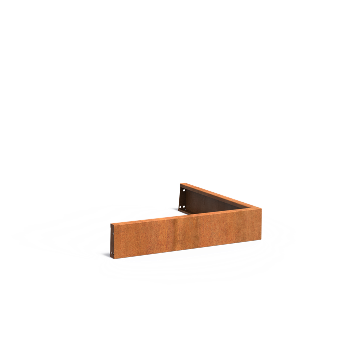 TILL Stützmauer aus Cortenstahl