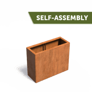 GRETA - Pflanzkübel - Cortenstahl - 400x800x1000 mm