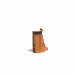 TILL - Stützmauer - Cortenstahl - 500x600x500 mm