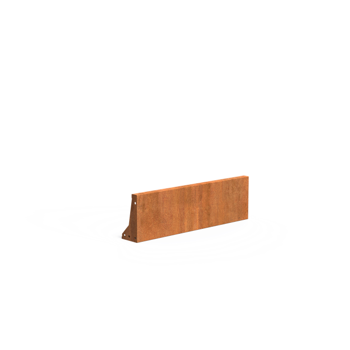 FRODO Stützmauer aus Cortenstahl