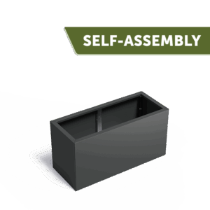 LENA - Pflanzkübel - Beschichteter Stahl - 500x600x1000 mm