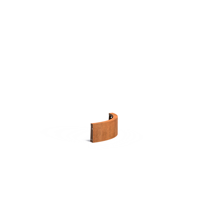 TILL Stützmauer aus Cortenstahl