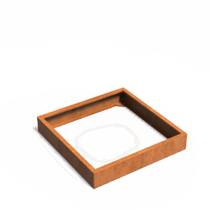 GRETA - Pflanzkübel - Cortenstahl - 1200x200x1200 mm