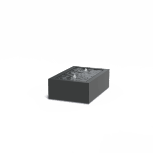 TITUS - Wasserbrunnen - Aluminium - 600x400x1200 mm