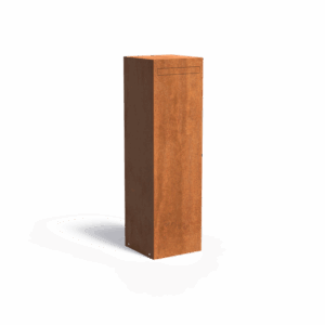 NEMO - Briefkasten - Cortenstahl - 350x1200x350 mm