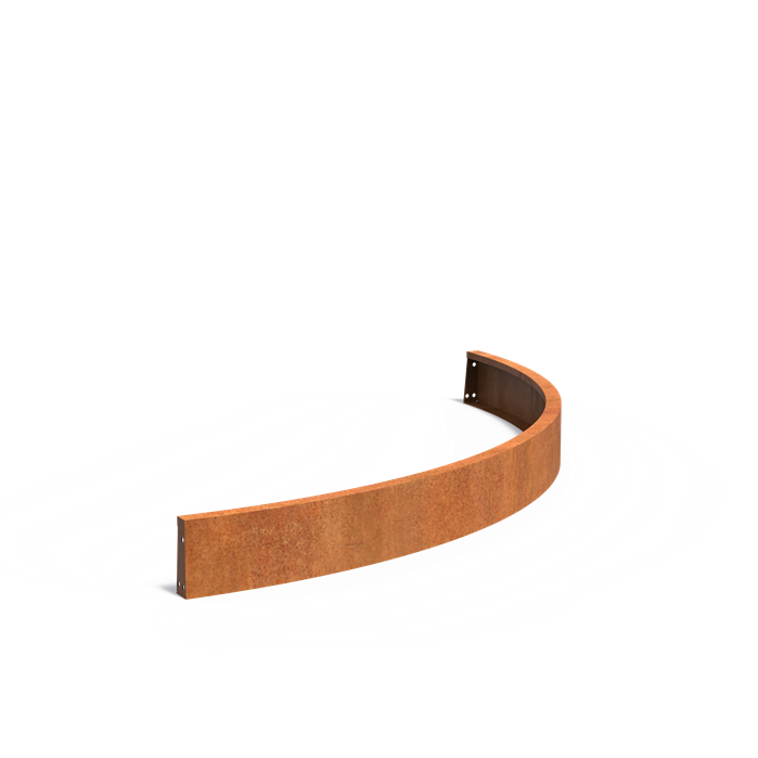 TILL Stützmauer aus Cortenstahl