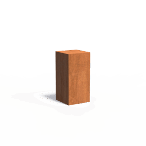 KARLO - Sockel - Cortenstahl - 1000x400x1000 mm