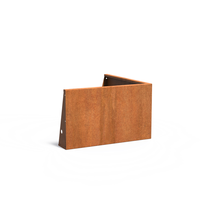 TILL Stützmauer aus Cortenstahl