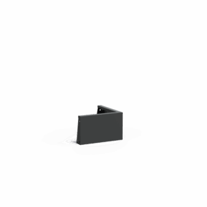 PEER - Stützmauer - Aluminium - 500x300x500 mm