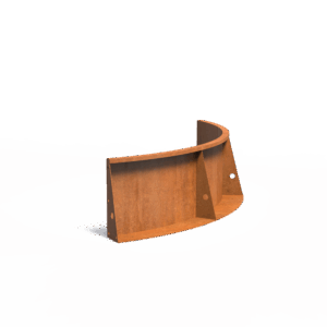 TILL - Stützmauer - Cortenstahl - 1500x500x1500 mm