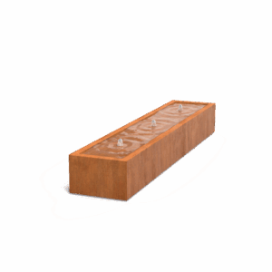 TOM - Wasserbrunnen - Cortenstahl - 600x400x3000 mm