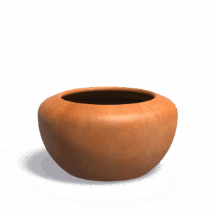 ISA - Pflanzkübel - Cortenstahl - 580x335 mm