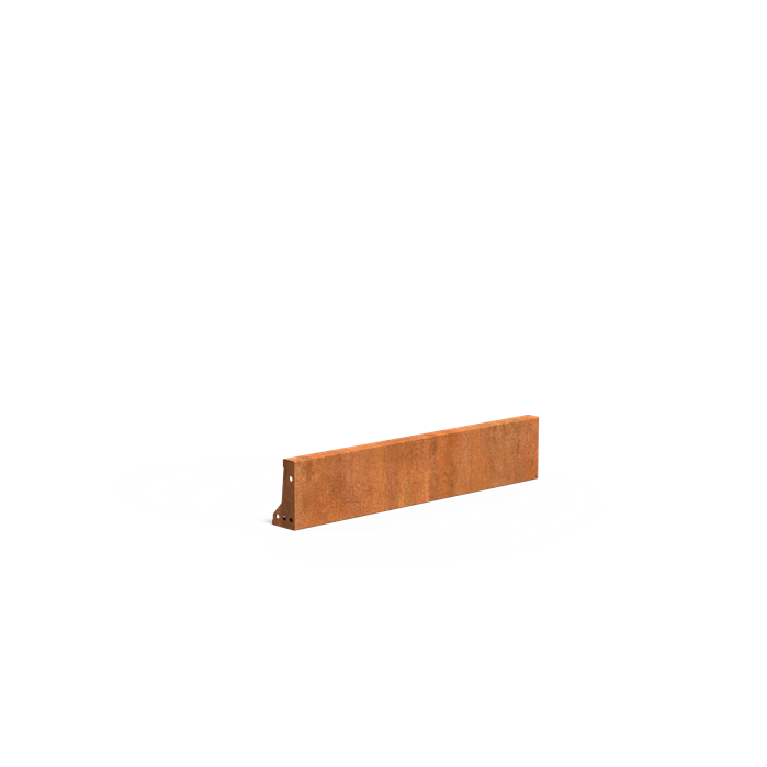 FRODO Stützmauer aus Cortenstahl