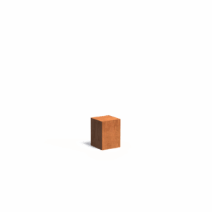 KARLO - Sockel - Cortenstahl - 1000x400x1000 mm