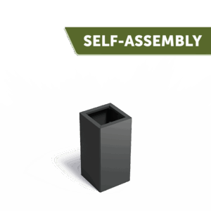 LENA - Pflanzkübel - Beschichteter Stahl - 400x600x400 mm