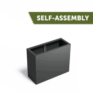 LENA - Pflanzkübel - Beschichteter Stahl - 400x800x1000 mm