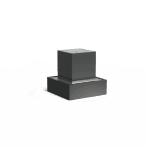 MIO - Wasserbrunnen - Aluminium - 700x700x3000 mm