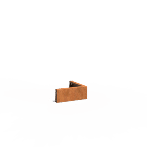TILL - Stützmauer - Cortenstahl - 500x200x500 mm