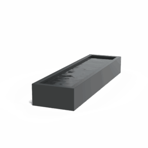 NOA - Wasserbecken - Aluminium - 800x400x3000 mm