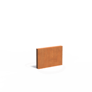 THAN - Sichtschutz - Cortenstahl - 150x1000x1500 mm