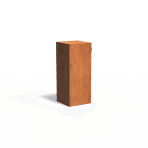 KARLO - Sockel - Cortenstahl - 1000x400x1000 mm