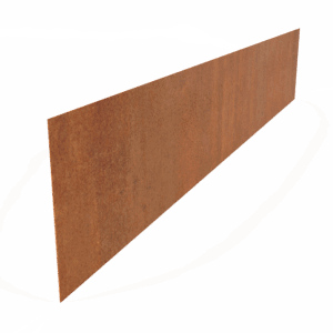 LUKE - Rasenkante - Cortenstahl - 2300 x 390 mm - Materialstärke 2 mm - Gerade