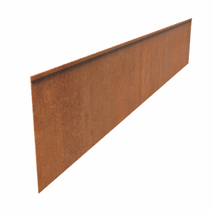 OMAR - Rasenkante - Cortenstahl - 2300 x 390 mm - Materialstärke 2 mm - Gerade